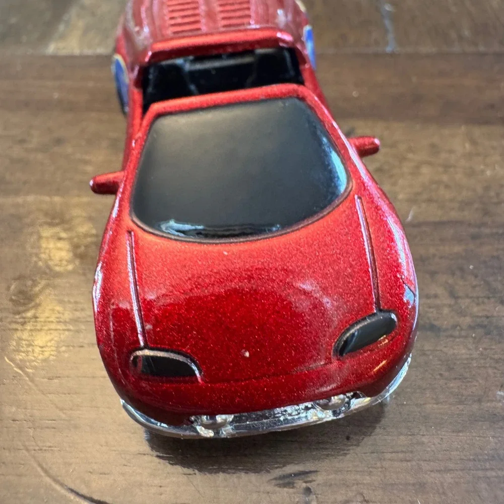 Hot Wheels Demolition Man Ram 1993 Warner Bros Movie Car Metallic Red Diecast